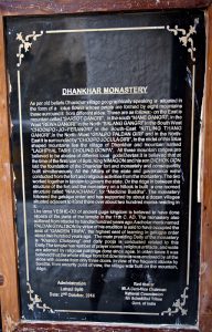 Dhankar Monastery history