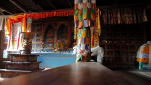 Dhankar Monastery Prayer room