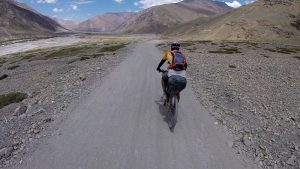 Cycling from Abran to Rangdum in Zanskar Valley