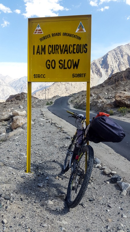 Funny BRO signboards in Ladakh