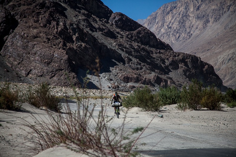 Cycling from Turtuk to Agam