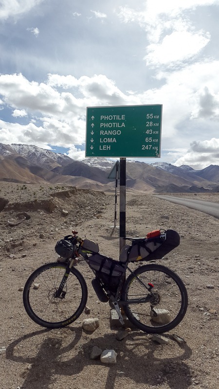 Cycling from Hanle to Sumdo