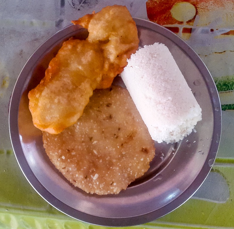 Breakfast in Kerala.