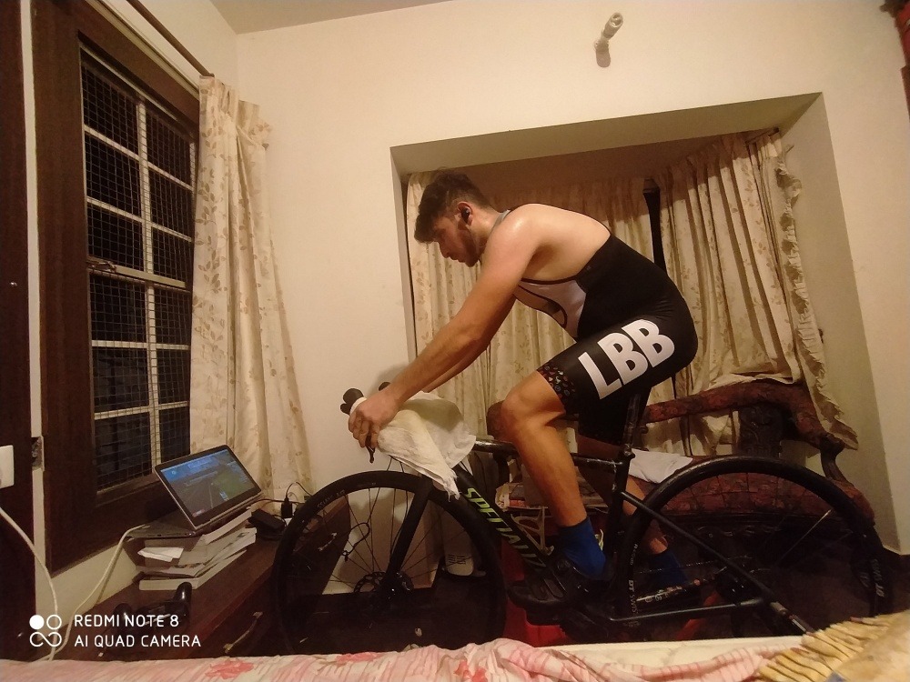 Imaad indoor cycling in India Ooty