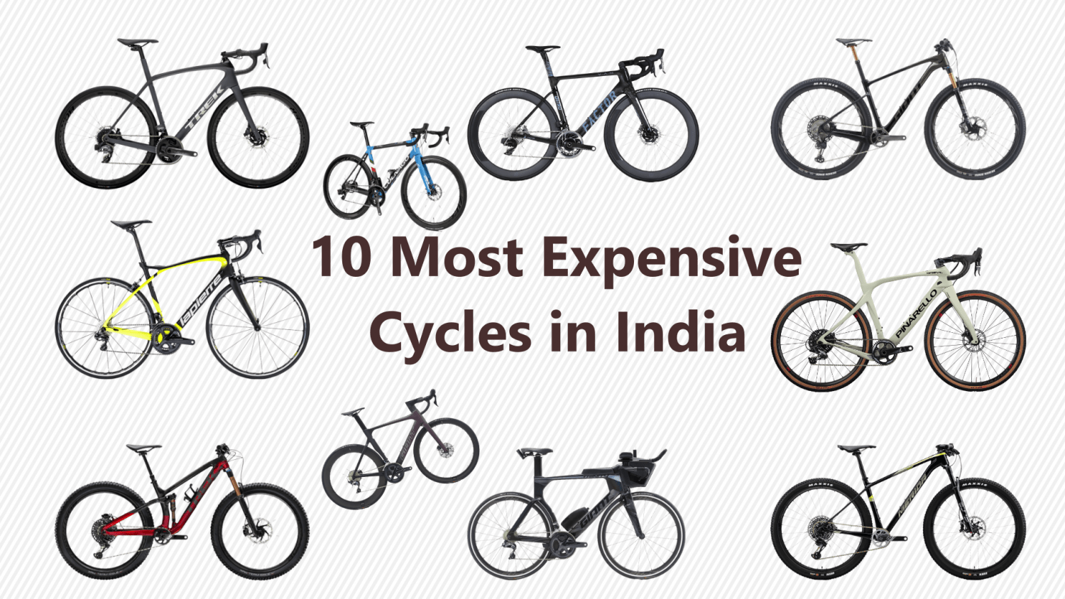 10 most expensive cycles in India