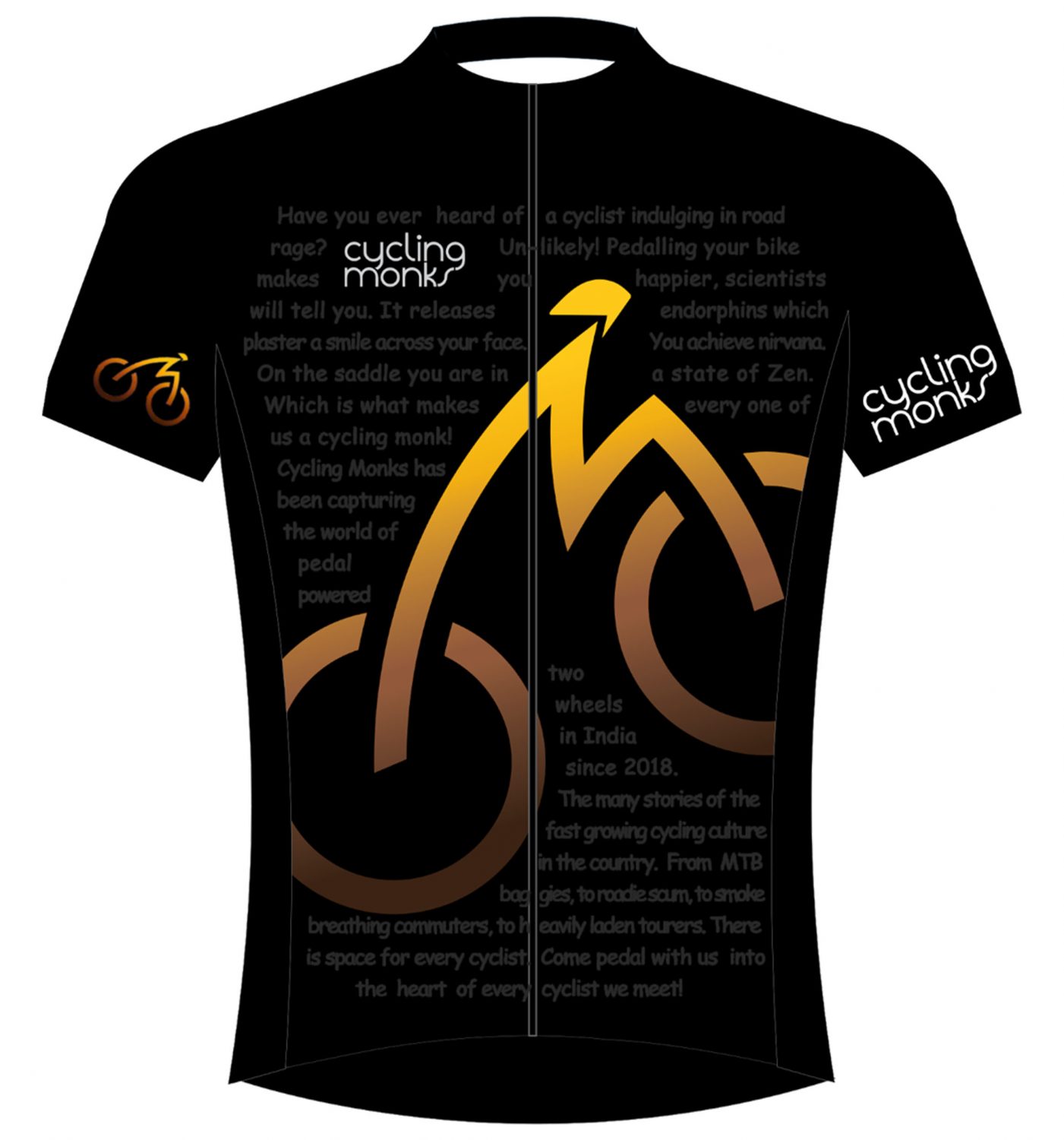 CyclingMonks Jersey Front