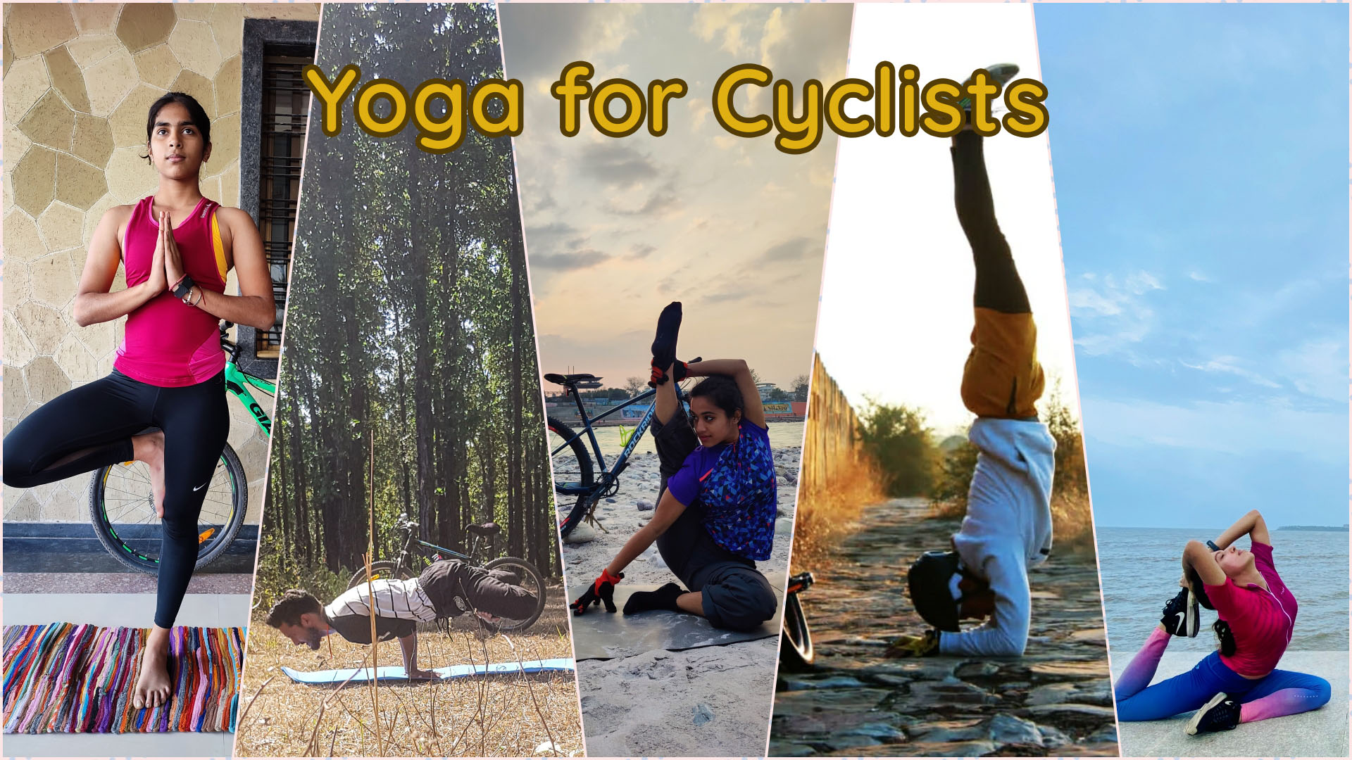 Yoga for cyclists: Belly twist pose by Total Women's Cycling 